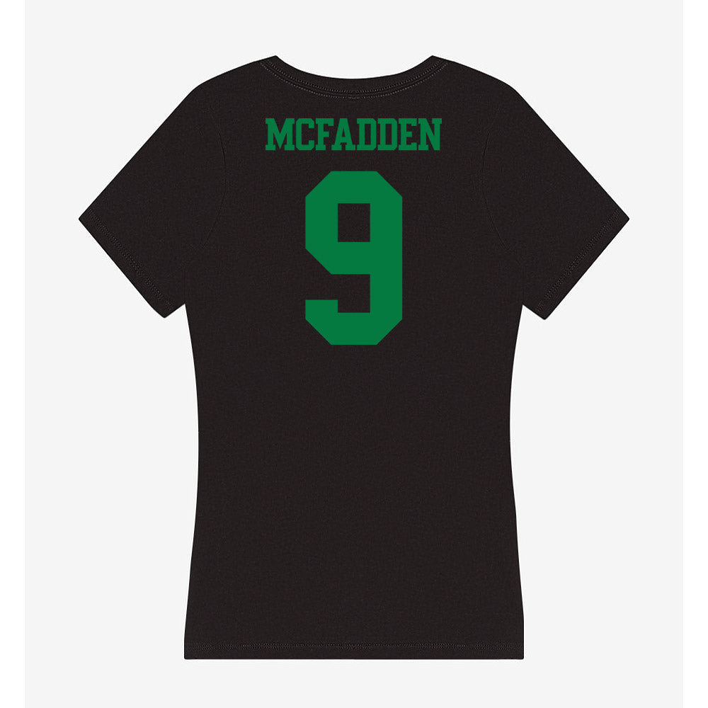 Oregon - NCAA Women's Volleyball : Holley McFadden - Women's V-Neck T-Shirt-1