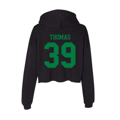 Oregon - NCAA Football : Cole Thomas - Women's Crop Fleece Hooded Sweatshirt-1