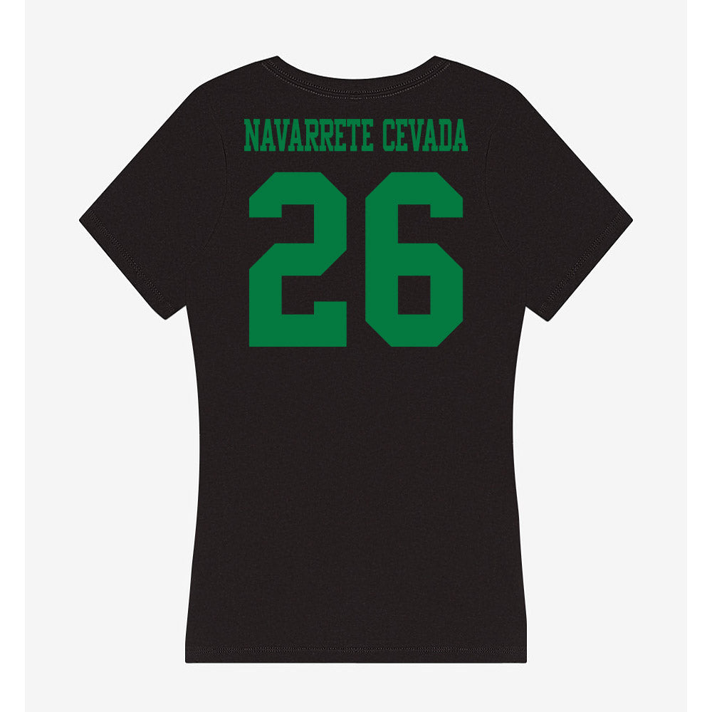 Oregon - NCAA Women's Soccer : Veronica Navarrete Cevada - Women's V-Neck T-Shirt-1