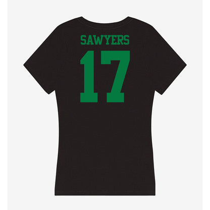 Oregon - NCAA Women's Soccer : Izzy Sawyers - Women's V-Neck T-Shirt-1