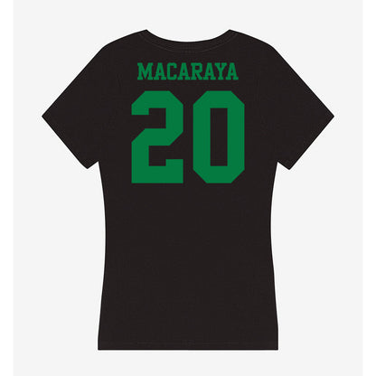 Oregon - NCAA Acrobatics & Tumbling : Haylie Macaraya - Women's V-Neck T-Shirt-1