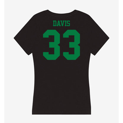 Oregon - NCAA Acrobatics & Tumbling : Lyric Davis - Women's V-Neck T-Shirt-1