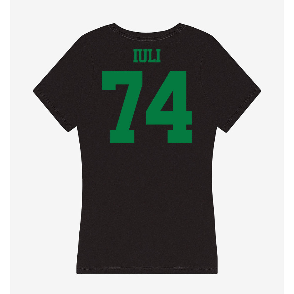 Oregon - NCAA Football : Dave Iuli - Women's V-Neck T-Shirt-1