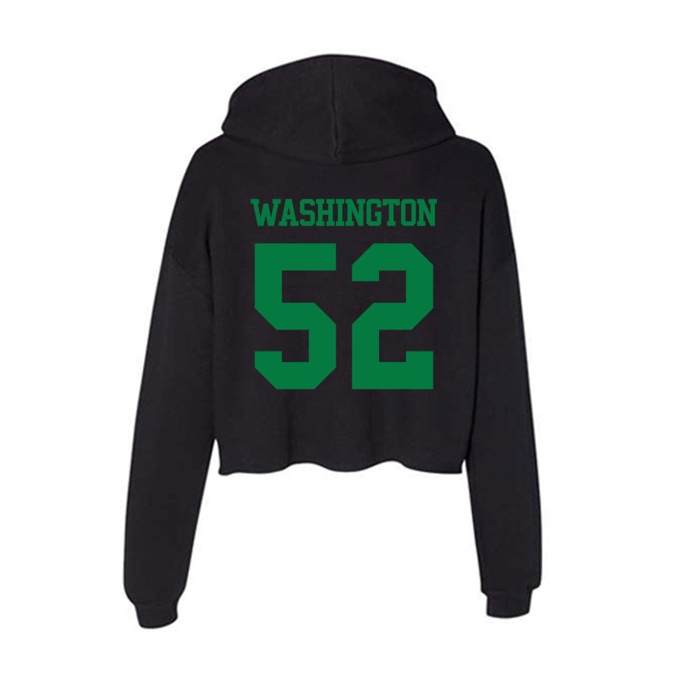 Oregon - NCAA Football : A'Mauri Washington - Women's Crop Fleece Hoodie-1