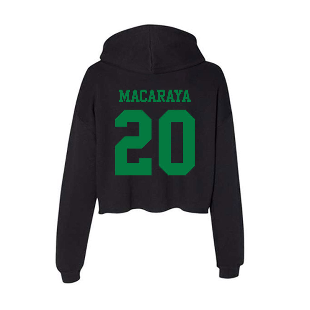 Oregon - NCAA Acrobatics & Tumbling : Haylie Macaraya - Women's Crop Fleece Hoodie-1