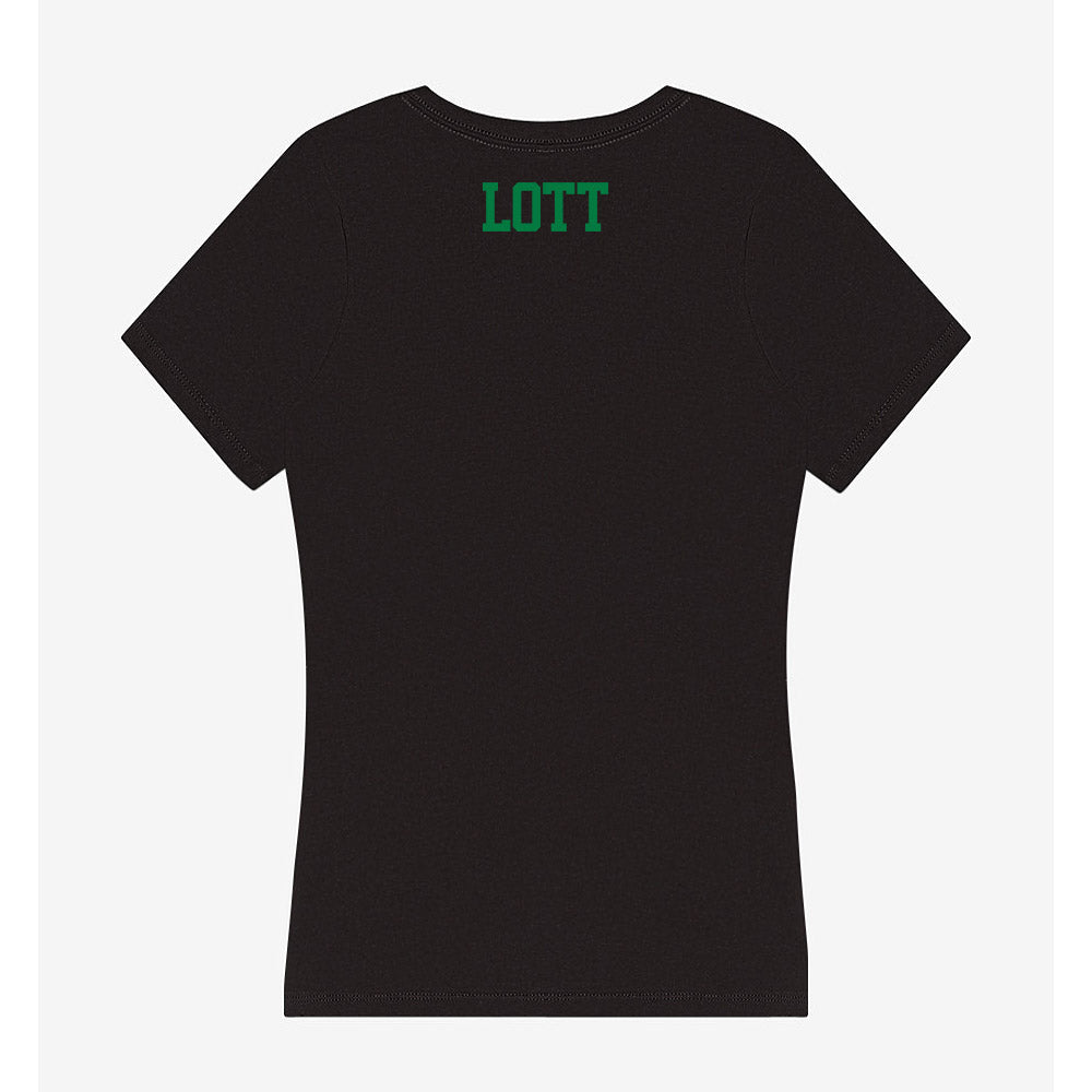 Oregon - NCAA Football : Jalen Lott - Women's V-Neck T-Shirt-1