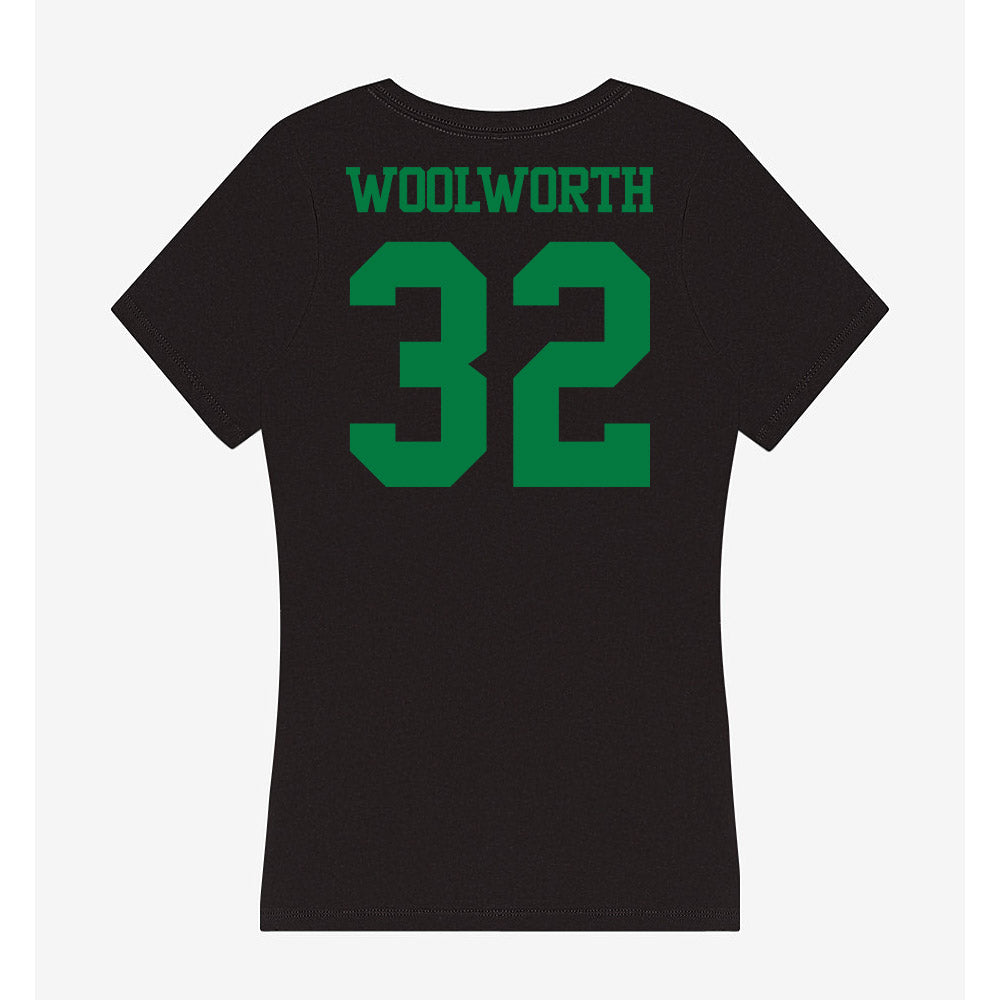 Oregon - NCAA Women's Lacrosse : Jordan Woolworth - Women's V-Neck T-Shirt-1