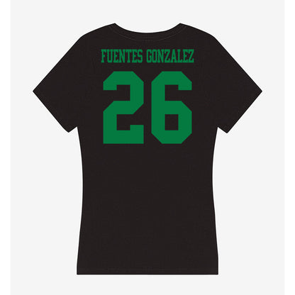 Oregon - NCAA Women's Soccer : Giselle Fuentes Gonzalez - Women's V-Neck T-Shirt-1