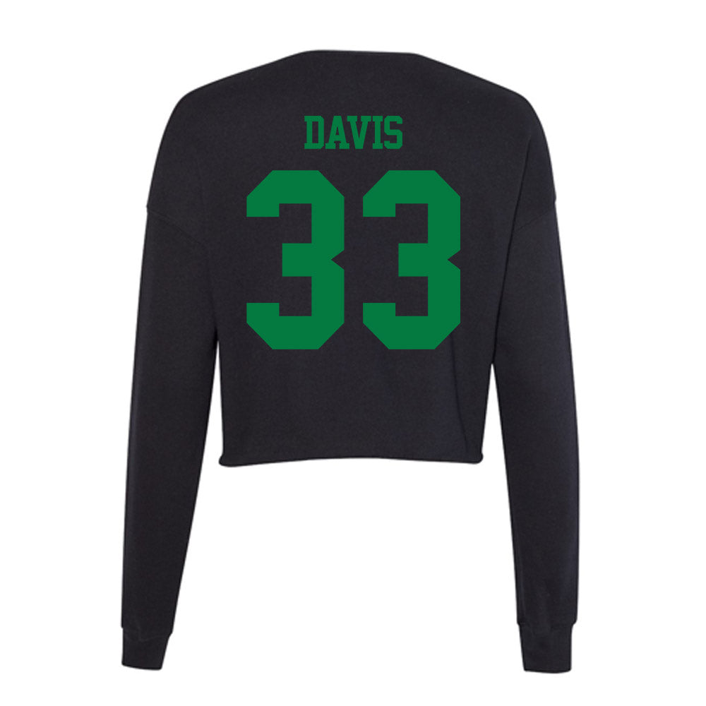 Oregon - NCAA Acrobatics & Tumbling : Lyric Davis - Women's Cropped Crew Fleece-1