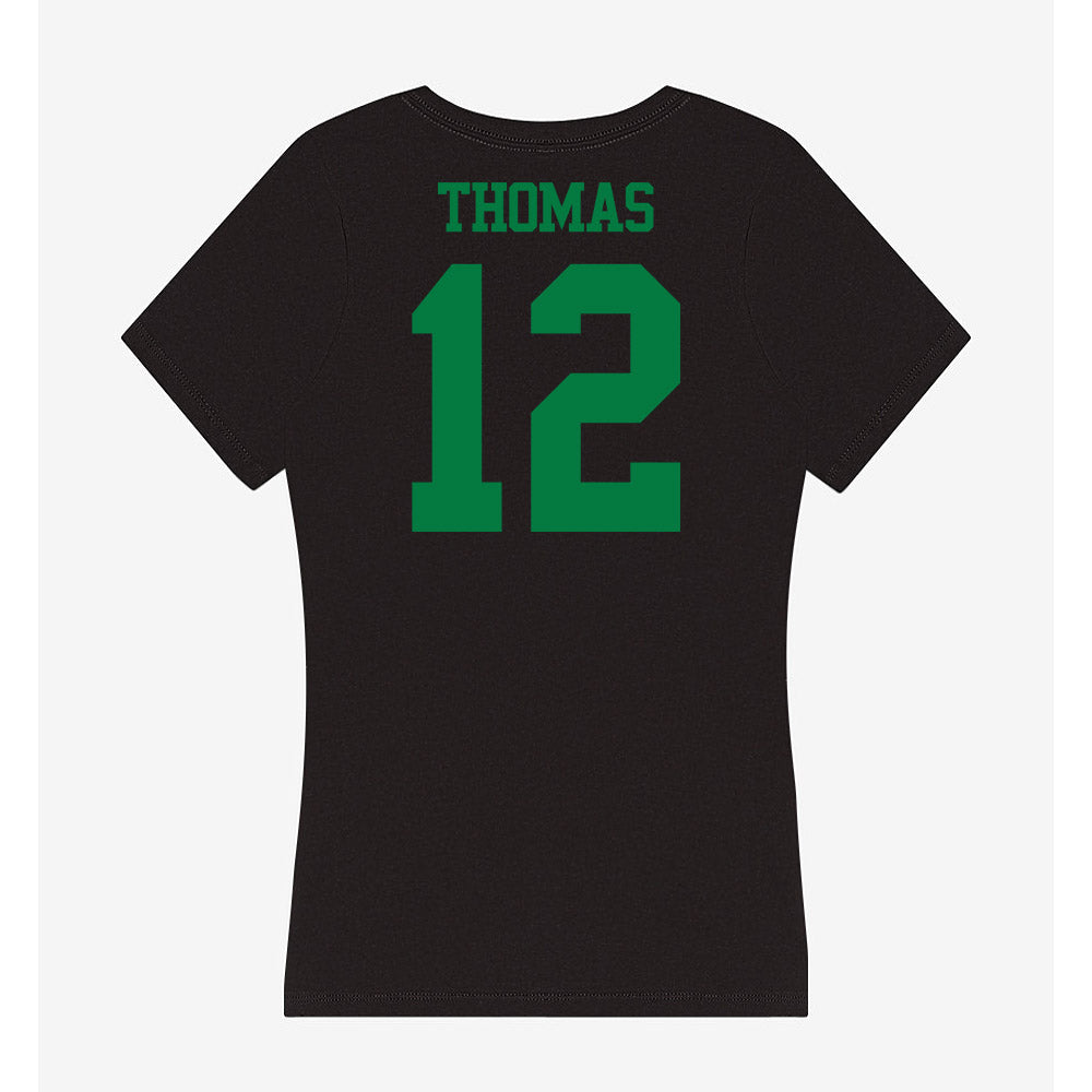 Oregon - NCAA Football : Brock Thomas - Women's V-Neck T-Shirt-1