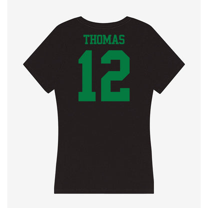 Oregon - NCAA Football : Brock Thomas - Women's V-Neck T-Shirt-1