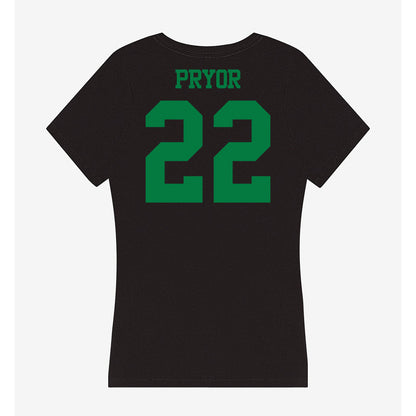 Oregon - NCAA Men's Basketball : Devon Pryor - Women's V-Neck T-Shirt-1