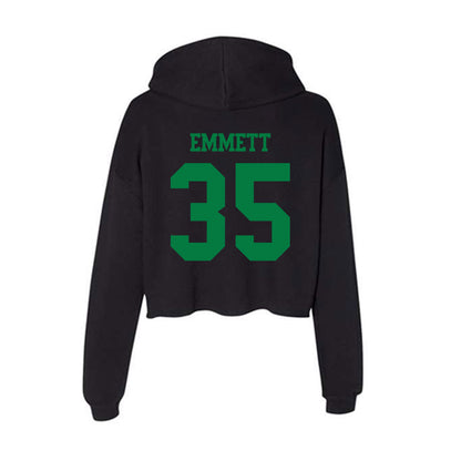 Oregon - NCAA Football : Keaton Emmett - Women's Crop Fleece Hooded Sweatshirt-1
