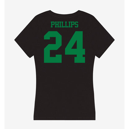 Oregon - NCAA Men's Basketball : Jamari Phillips - Women's V-Neck T-Shirt-1