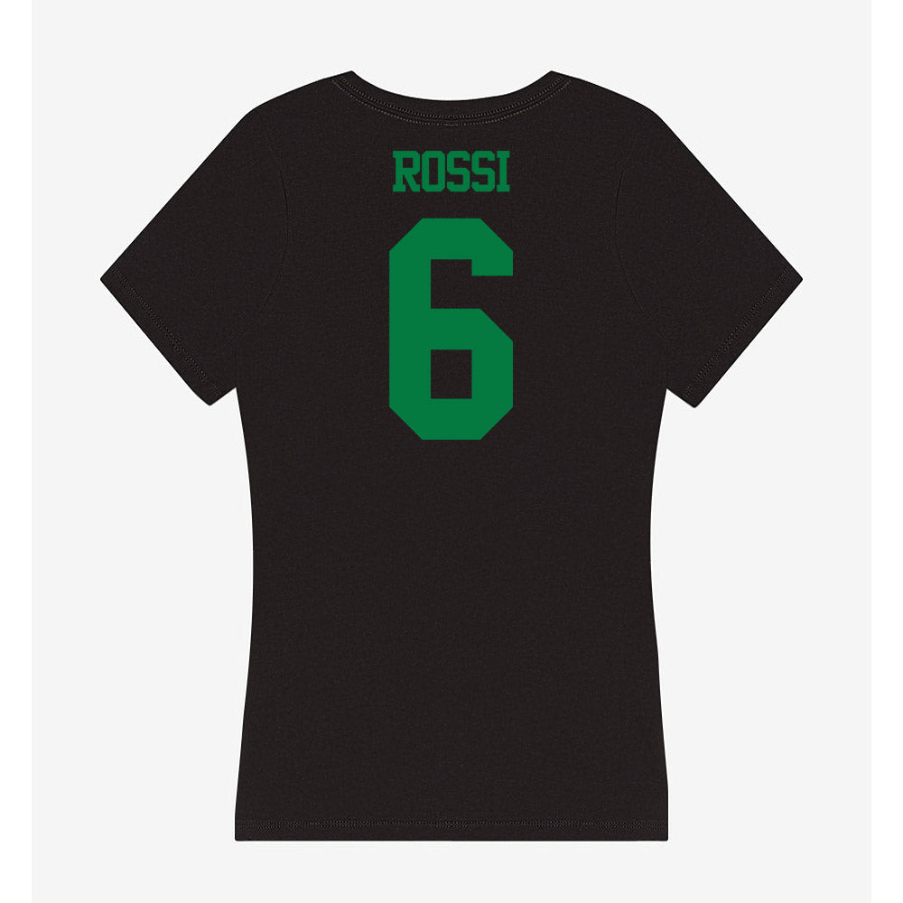 Oregon - NCAA Beach Volleyball : Liz Rossi - Women's V-Neck T-Shirt-1