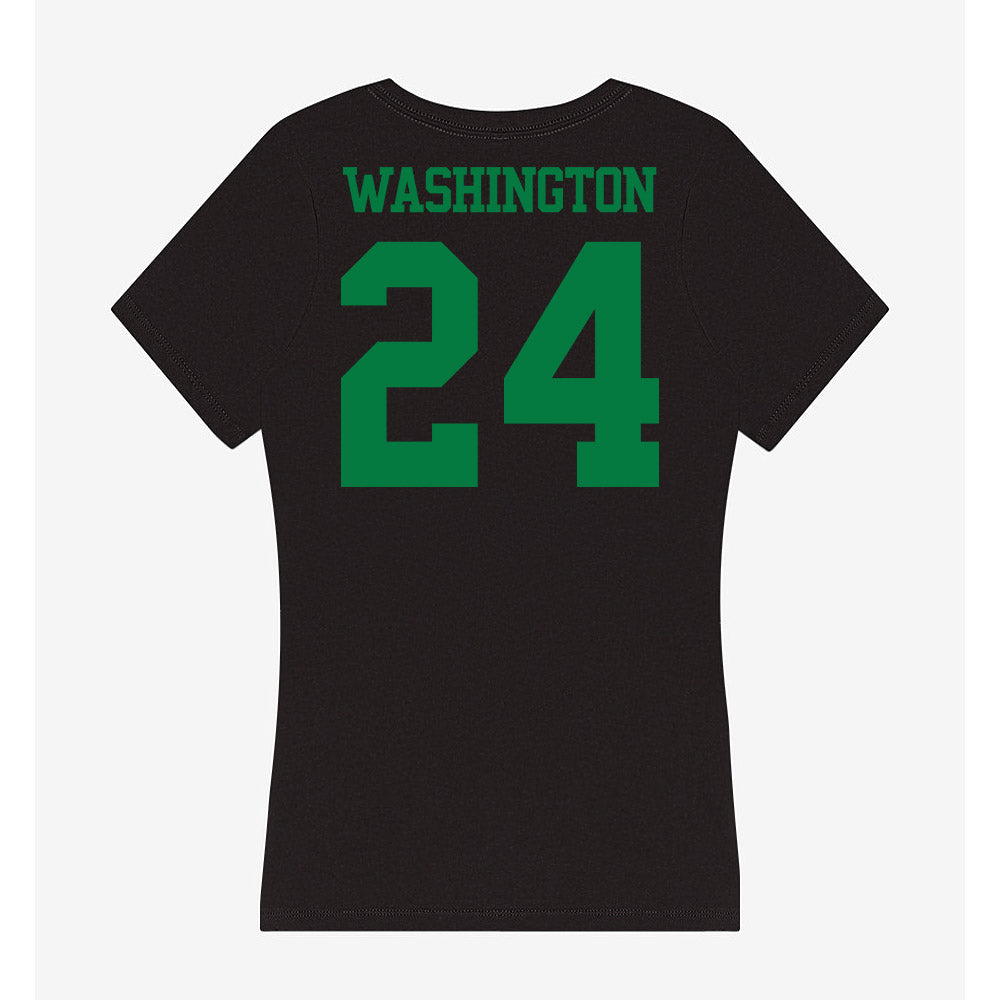Oregon - NCAA Football : Jett Washington - Women's V-Neck T-Shirt-1