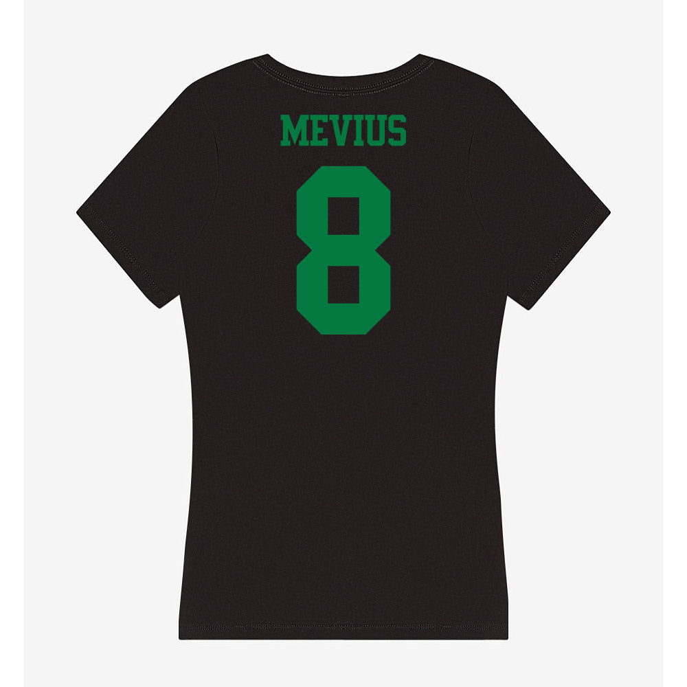 Oregon - NCAA Women's Basketball : Elisa Mevius - Women's V-Neck T-Shirt-1