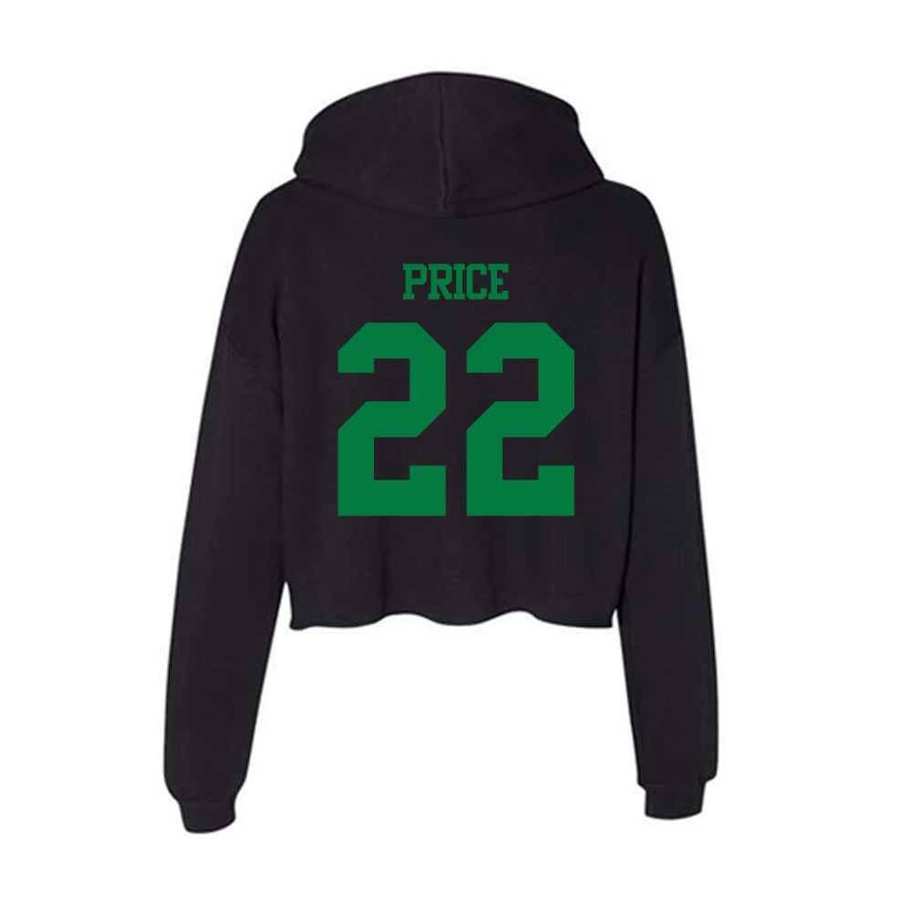 Oregon - NCAA Football : Simeon Price - Women's Crop Fleece Hooded Sweatshirt-1