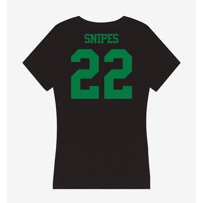 Oregon - NCAA Beach Volleyball : Elsa Snipes - Women's V-Neck T-Shirt-1