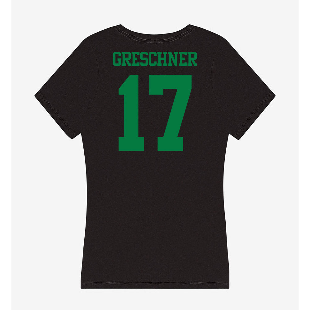 Oregon - NCAA Men's Tennis : Matvey Greschner - Women's V-Neck T-Shirt-1