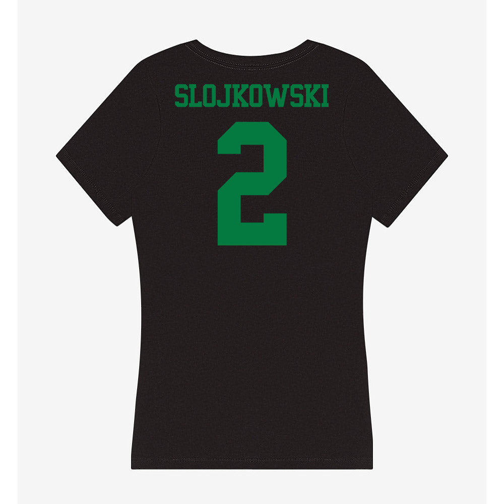 Oregon - NCAA Beach Volleyball : AJ Slojkowski - Women's V-Neck T-Shirt-1