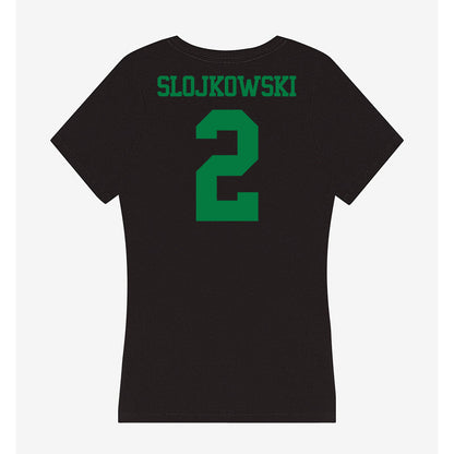 Oregon - NCAA Beach Volleyball : AJ Slojkowski - Women's V-Neck T-Shirt-1