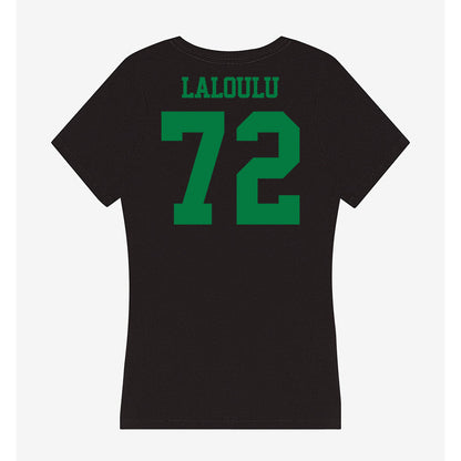 Oregon - NCAA Football : Iapani Laloulu - Women's V-Neck T-Shirt-1