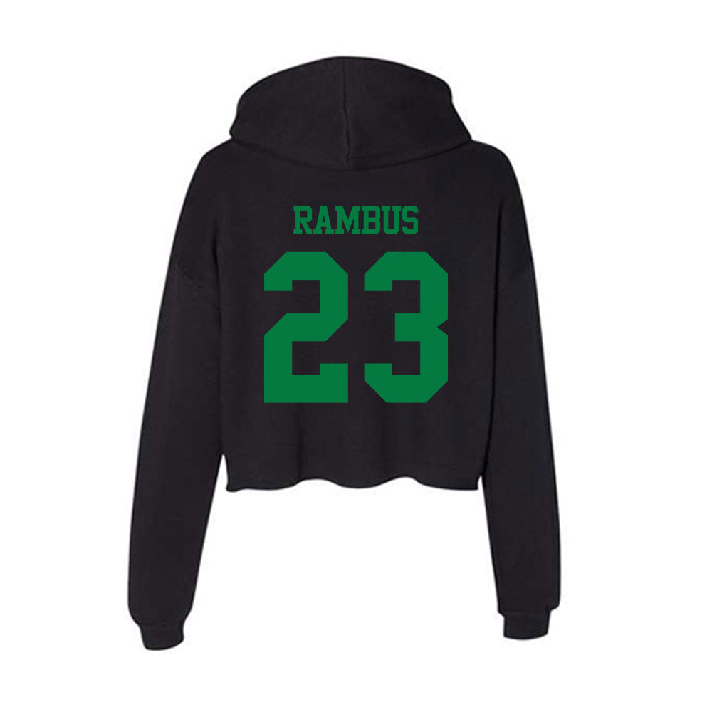Oregon - NCAA Women's Basketball : Sarah Rambus - Women's Crop Fleece Hoodie-1