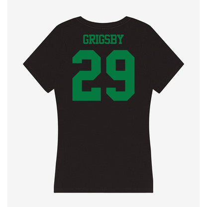 Oregon - NCAA Acrobatics & Tumbling : Reagan Grigsby - Women's V-Neck T-Shirt-1