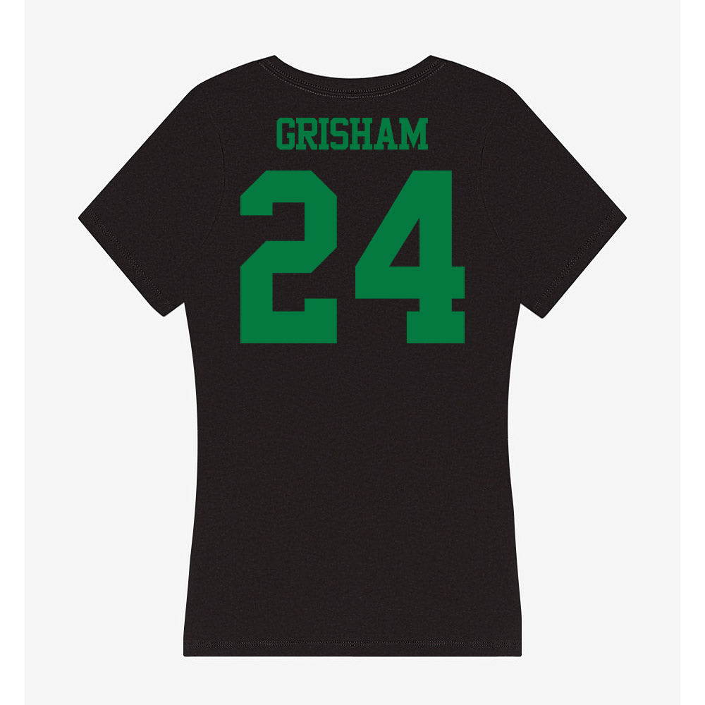 Oregon - NCAA Football : Zach Grisham - Women's V-Neck T-Shirt-1
