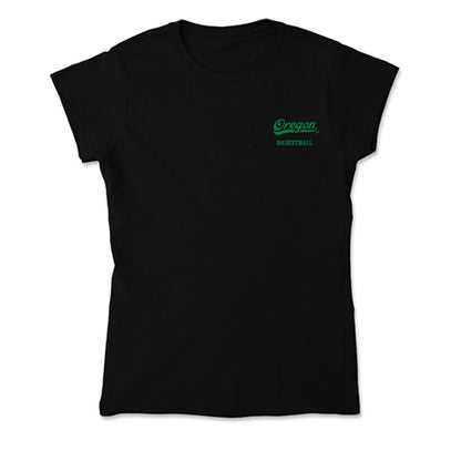 Oregon - NCAA Men's Basketball : Andrew Meadow - Soft Style Women’s T-Shirt-0