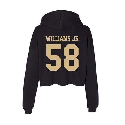 Purdue - NCAA Football : James Williams Jr. - Women's Crop Fleece Hoodie-1