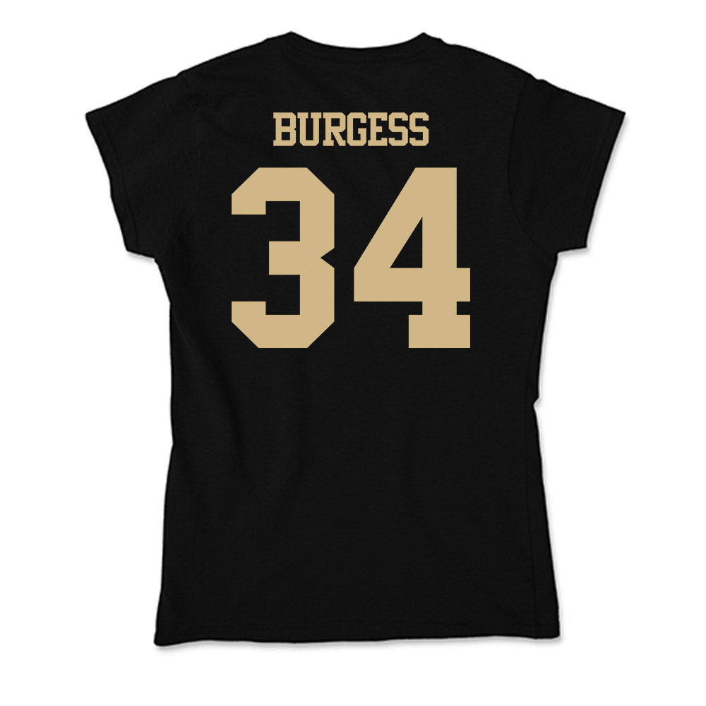 Purdue - NCAA Men's Basketball : Raleigh Burgess - Soft Style Women’s T-Shirt-1