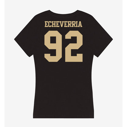 Purdue - NCAA Football : Jacobo Echeverria - Women's V-Neck T-Shirt-1