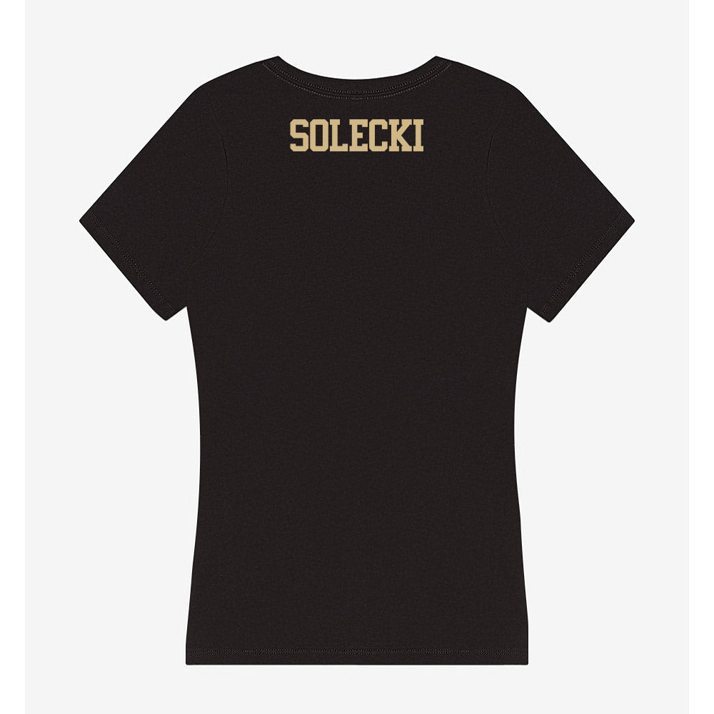 Purdue - NCAA Football : Aiden Solecki - Women's V-Neck T-Shirt-1