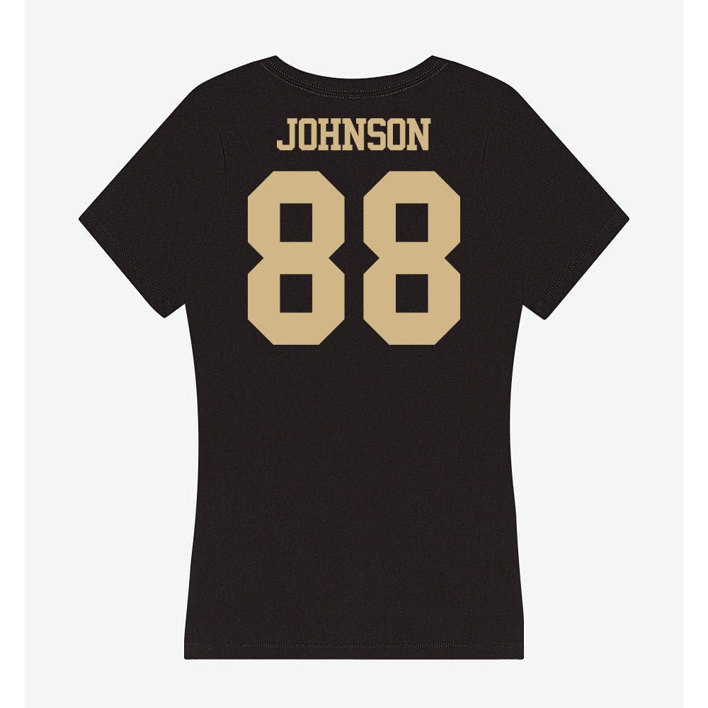 Purdue - NCAA Football : Jojo Johnson - Women's V-Neck T-Shirt-1