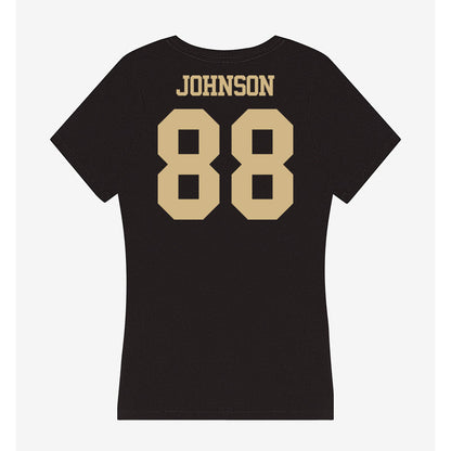 Purdue - NCAA Football : Jojo Johnson - Women's V-Neck T-Shirt-1