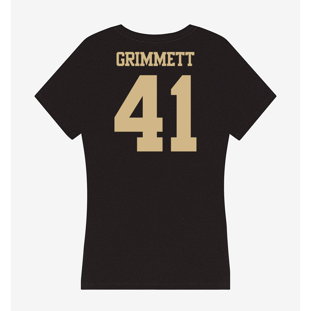 Purdue - NCAA Football : Jon Grimmett - Women's V-Neck T-Shirt-1