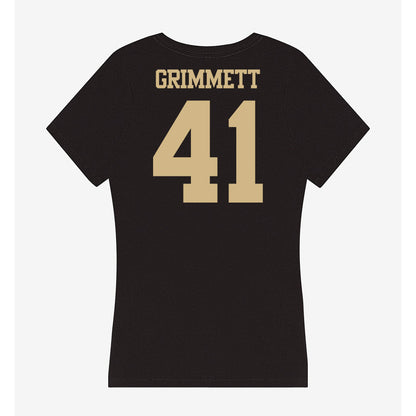 Purdue - NCAA Football : Jon Grimmett - Women's V-Neck T-Shirt-1