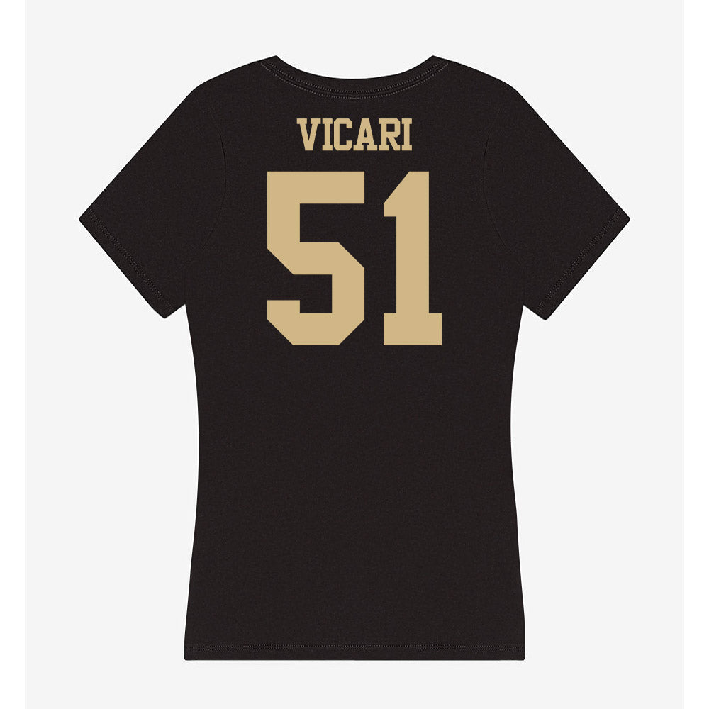 Purdue - NCAA Football : Mason Vicari - Women's V-Neck T-Shirt-1