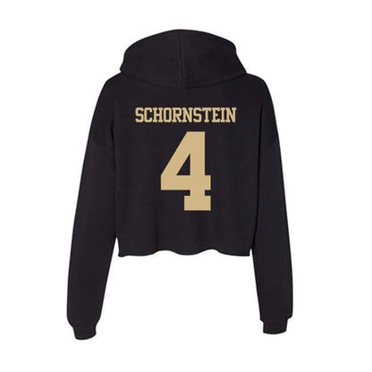 Purdue - NCAA Women's Soccer : Tanna Schornstein - Women's Crop Fleece Hoodie-1