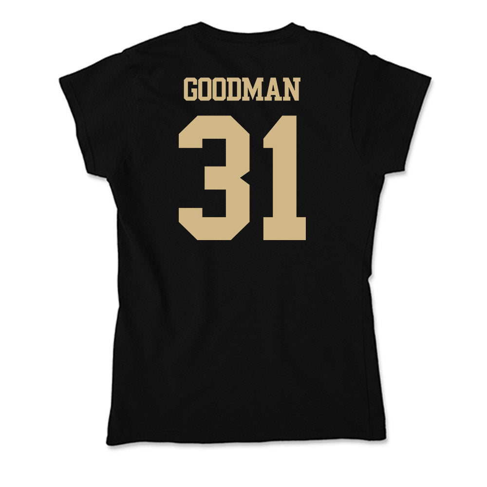 Purdue - NCAA Football : Finn Goodman - Soft Style Women’s T-Shirt-1