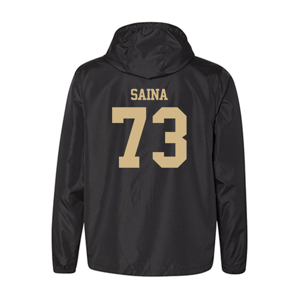 Purdue - NCAA Football : Makai Saina - Windbreaker-1