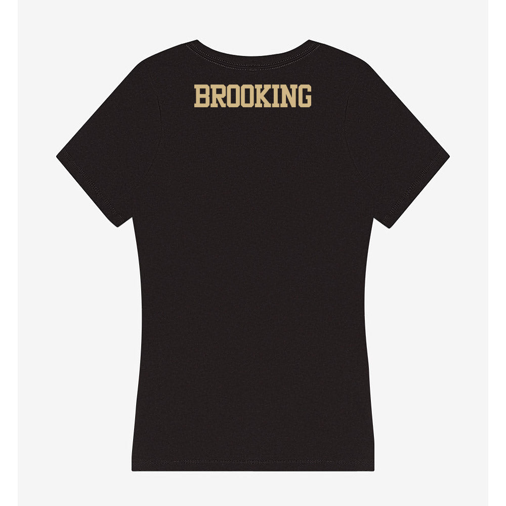 Purdue - NCAA Cheerleading : Haley Brooking - Women's V-Neck T-Shirt-1