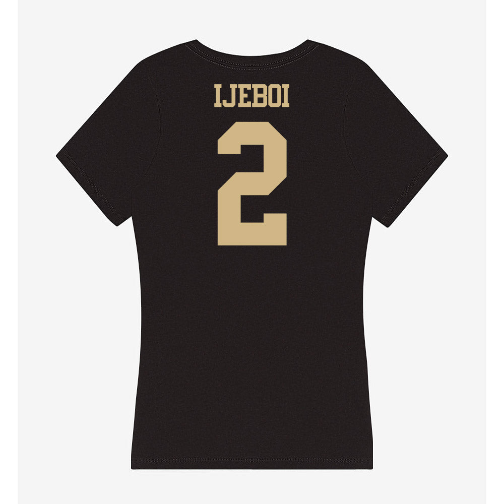 Purdue - NCAA Football : Fame Ijeboi - Women's V-Neck T-Shirt-1