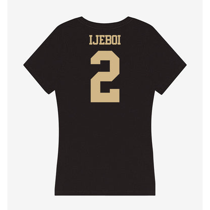 Purdue - NCAA Football : Fame Ijeboi - Women's V-Neck T-Shirt-1