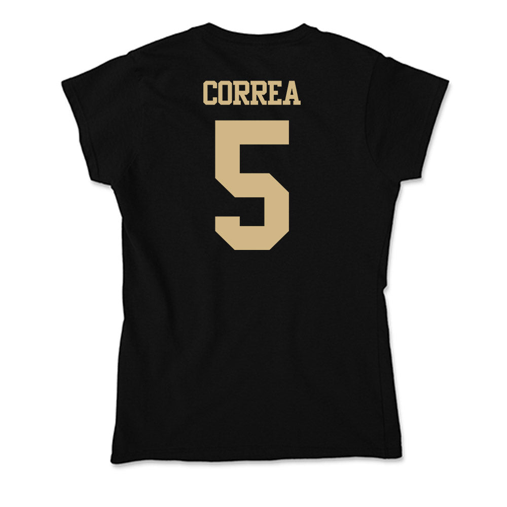 Purdue - NCAA Football : Charles Correa - Soft Style Women’s T-Shirt-1