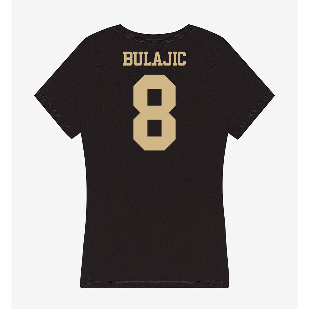 Purdue - NCAA Women's Basketball : Jelena Bulajic - Women's V-Neck T-Shirt-1