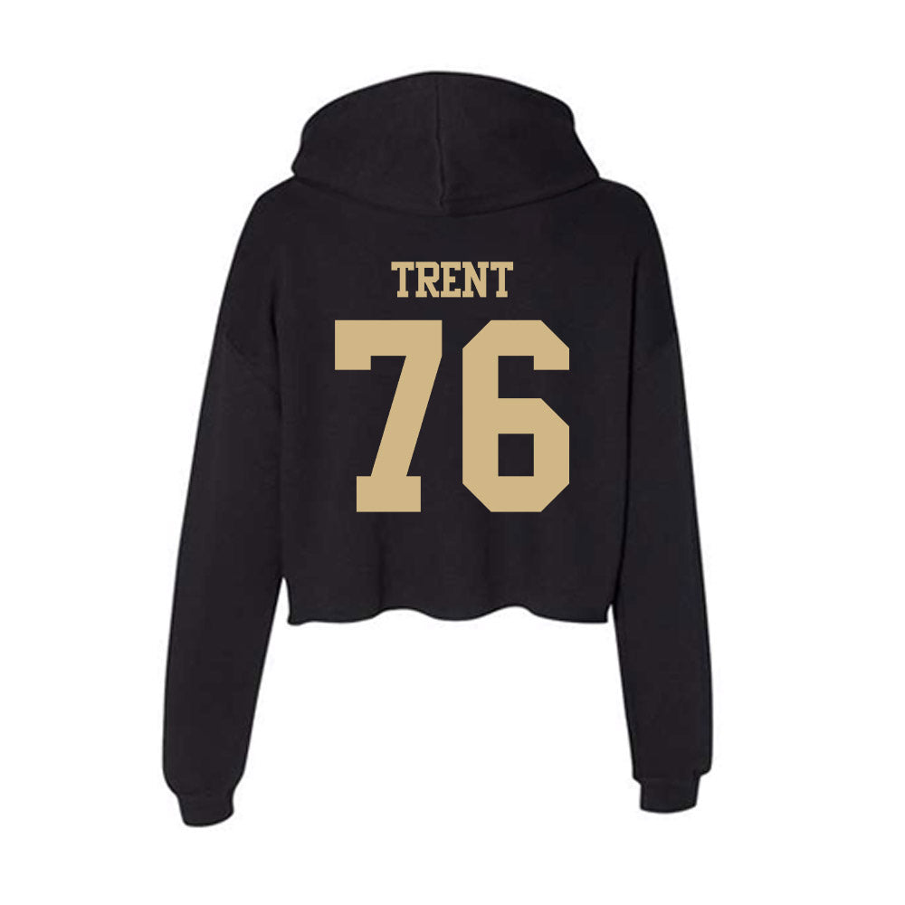 Purdue - NCAA Football : Ethan Trent - Women's Crop Fleece Hoodie-1
