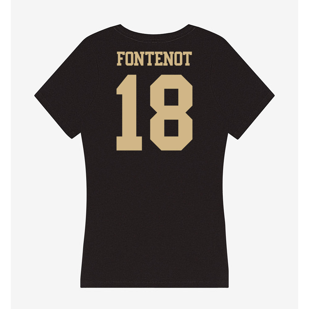 Purdue - NCAA Softball : Brianna Fontenot - Women's V-Neck T-Shirt-1